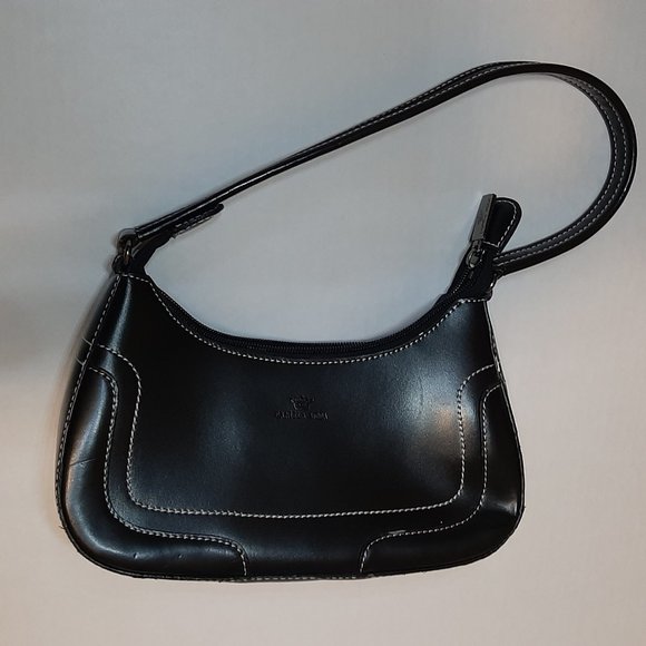Daniela Moda Small Italian Leather Vintage Bag - Picture 1 of 4